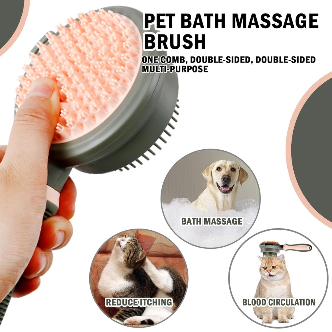 2 In 1 Double Side Brush Grooming Supplies