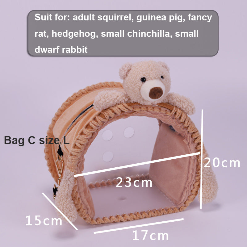 Hamster Cage Pet Out Of Bag Honey