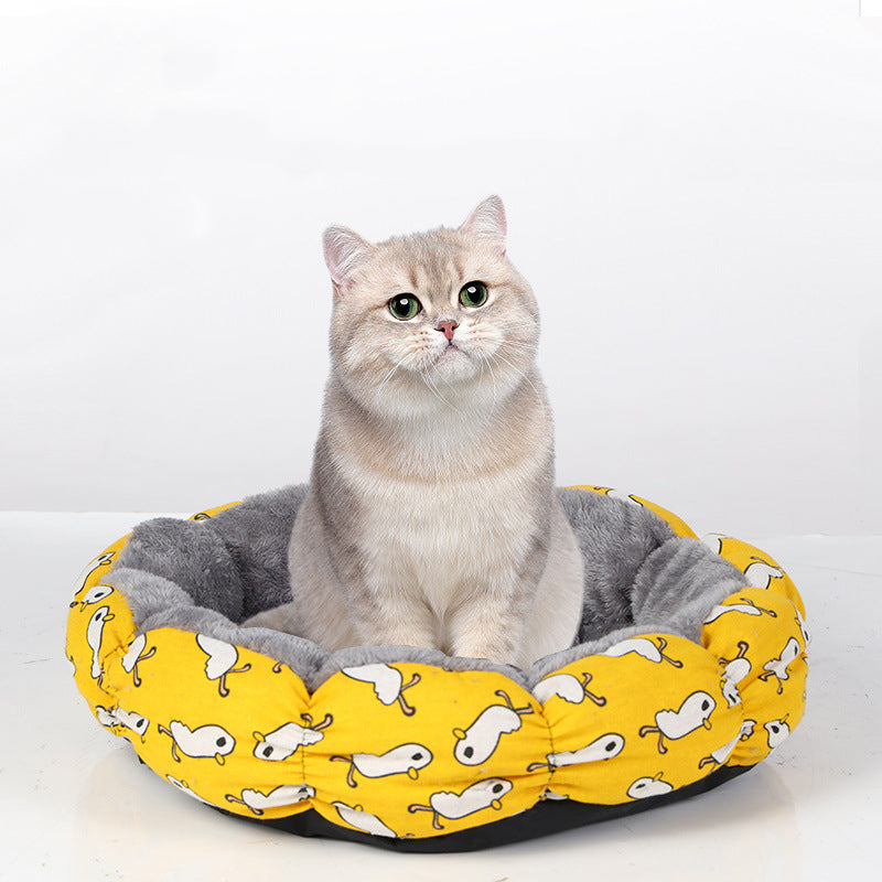 Calming Donut Pet Bed