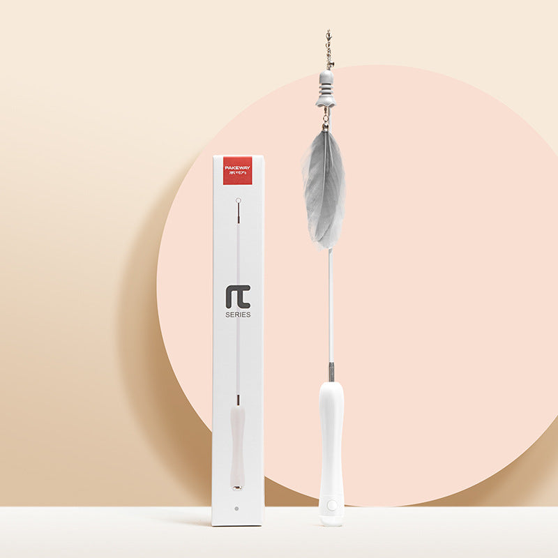 Laser Set Feather Funny Cat Stick Toy