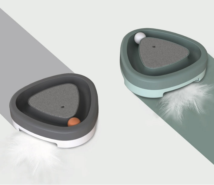 Pet Self-hey Smart Funny Cat Triangle Toy