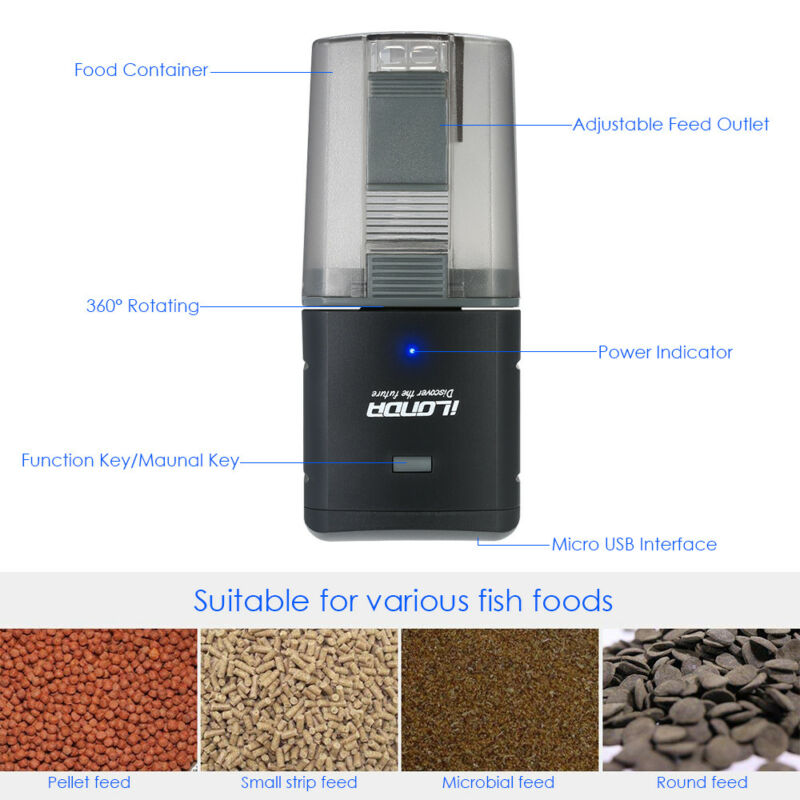 WiFi remote intelligent control fish feeder
