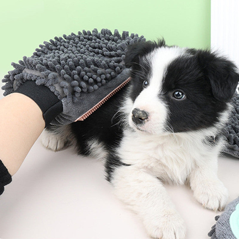 Pet Bathing 2-in-1 Grooming Glove