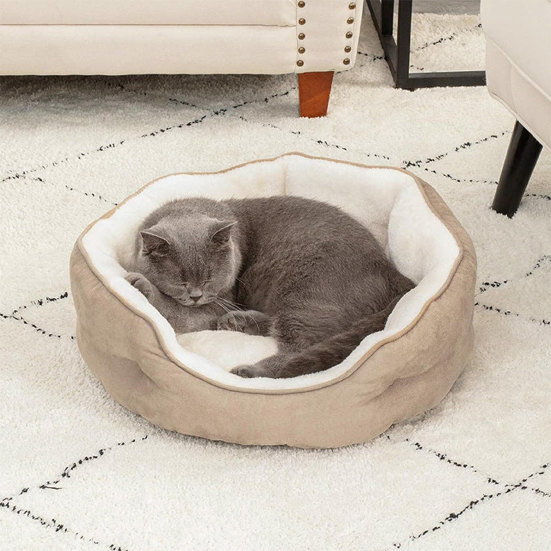 Pet Soft Round Sofa Blanket Bed