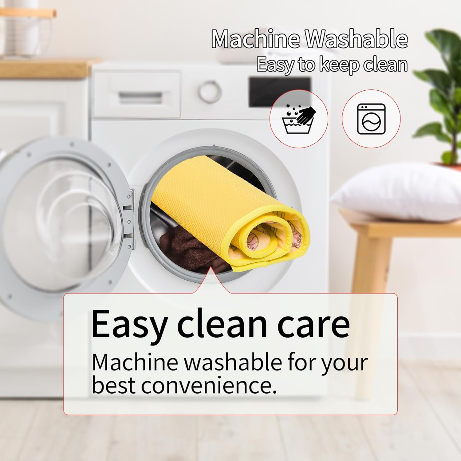 Fluffy Flower Non Slip Machine Washable Pet Bed