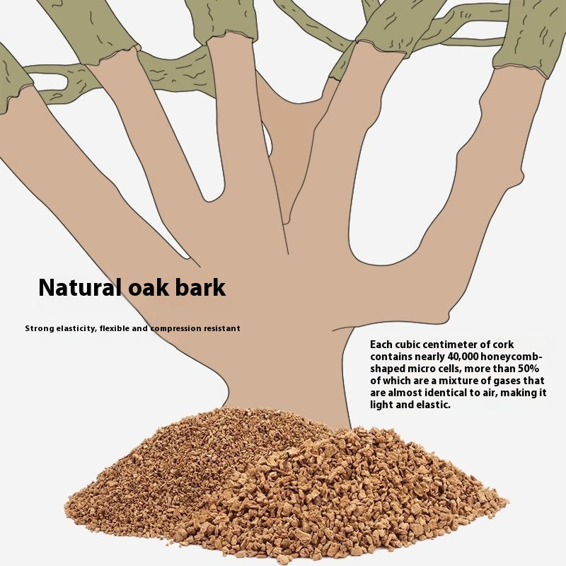 Oak Cork Hamster Digging Dust-free Landscaping Supplies
