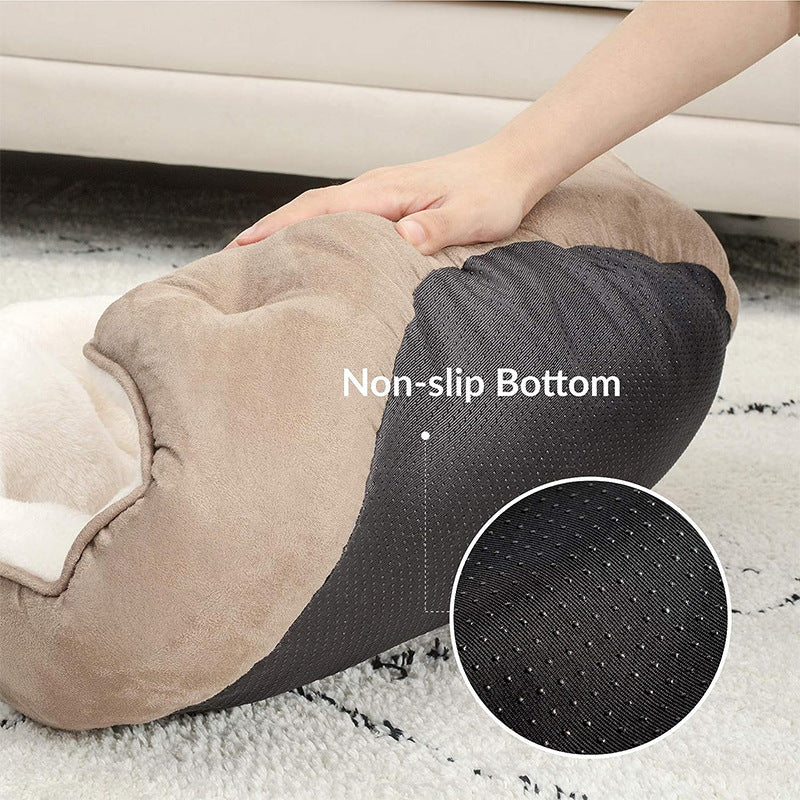 Pet Soft Round Sofa Blanket Bed
