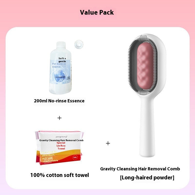 Pet Grooming Brush To Remove Floating Sticky Hair