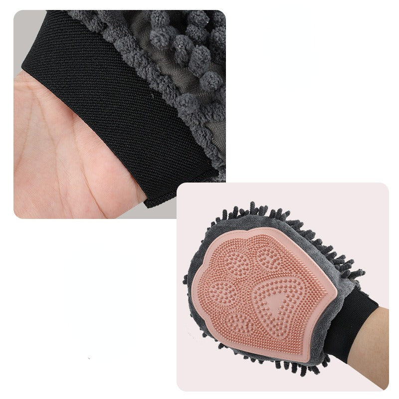 Pet Bathing 2-in-1 Grooming Glove
