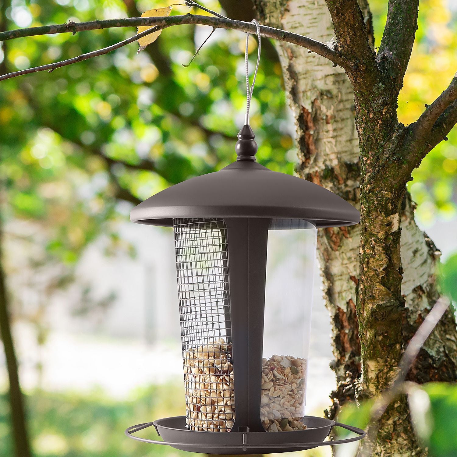 Outdoor Garden Automatic 2-in-1 Hanging Feeder