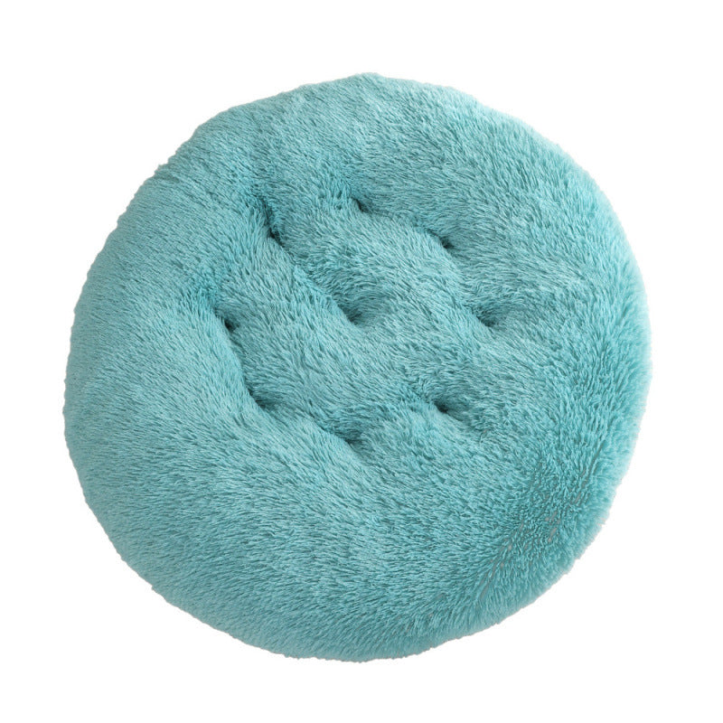 Round Plush Warm Sleep Dog Bed