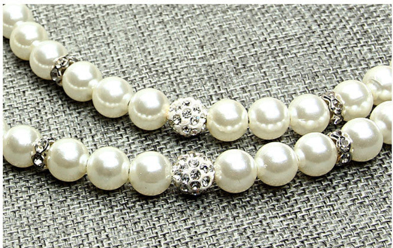 Pet dog pearl collar