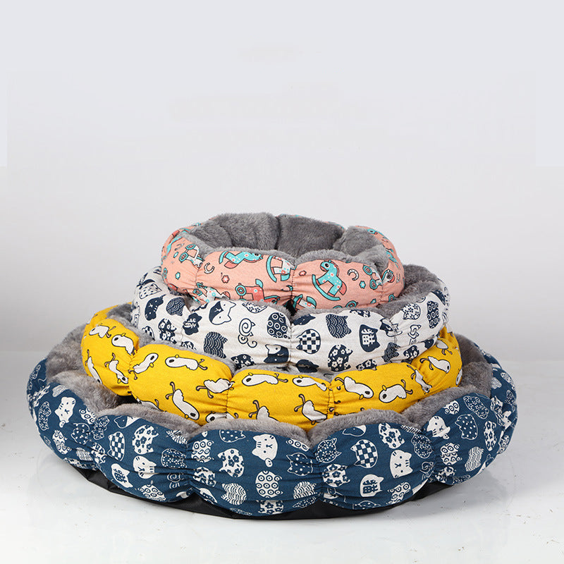 Calming Donut Pet Bed