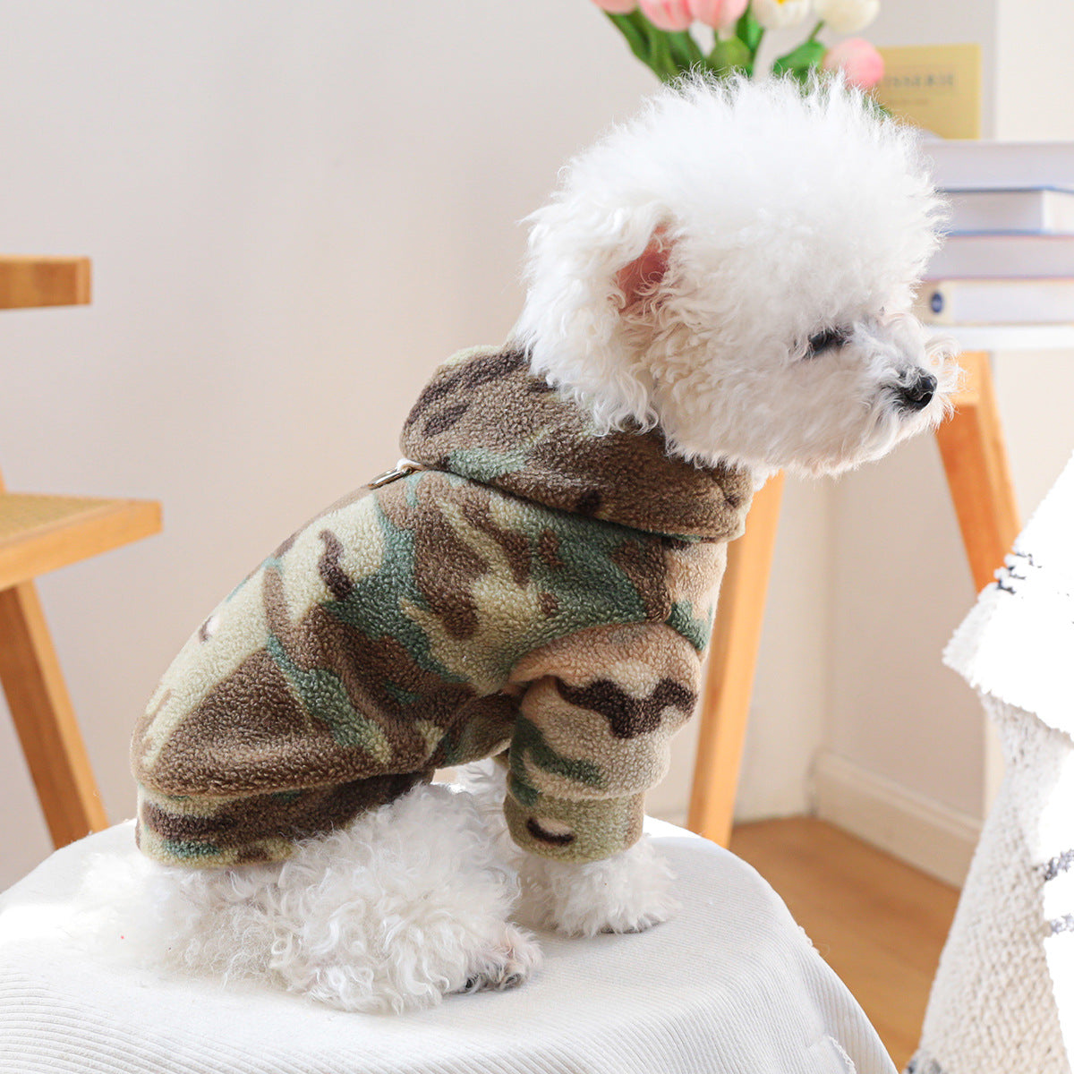 Pet Clothing Camouflage Sweater