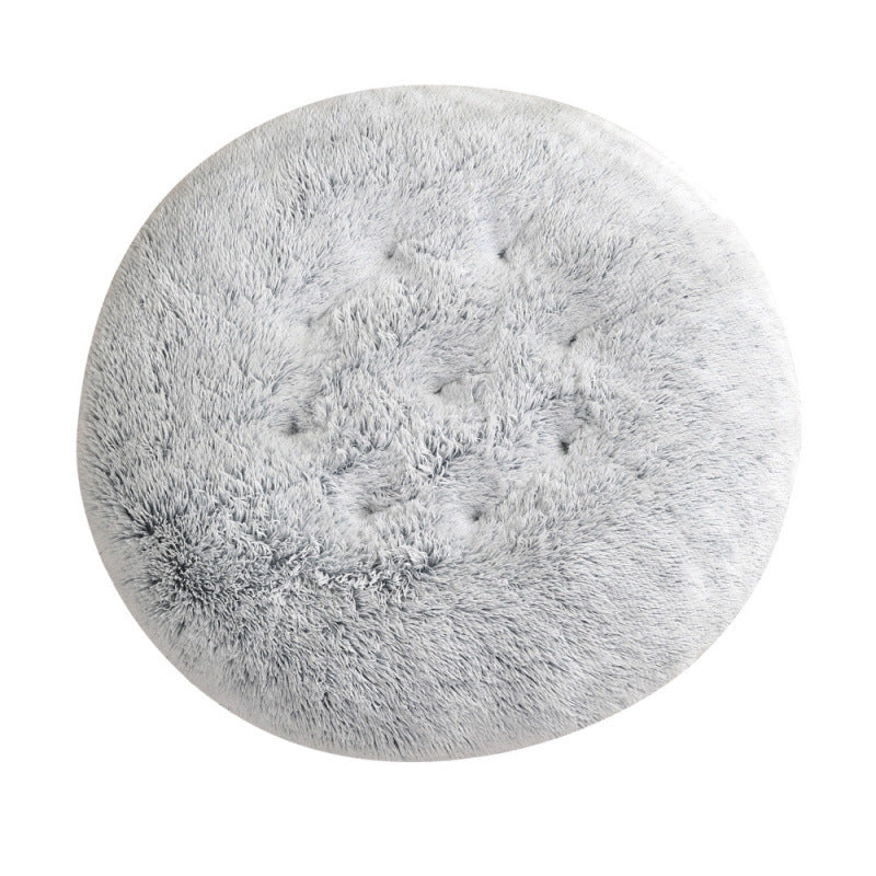 Round Plush Warm Sleep Dog Bed