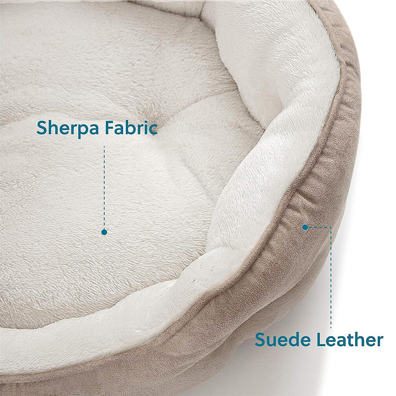 Pet Soft Round Sofa Blanket Bed