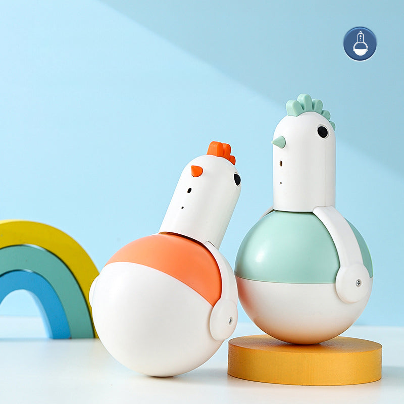 Electric Chicken Glass Laser Sound Cat Toy