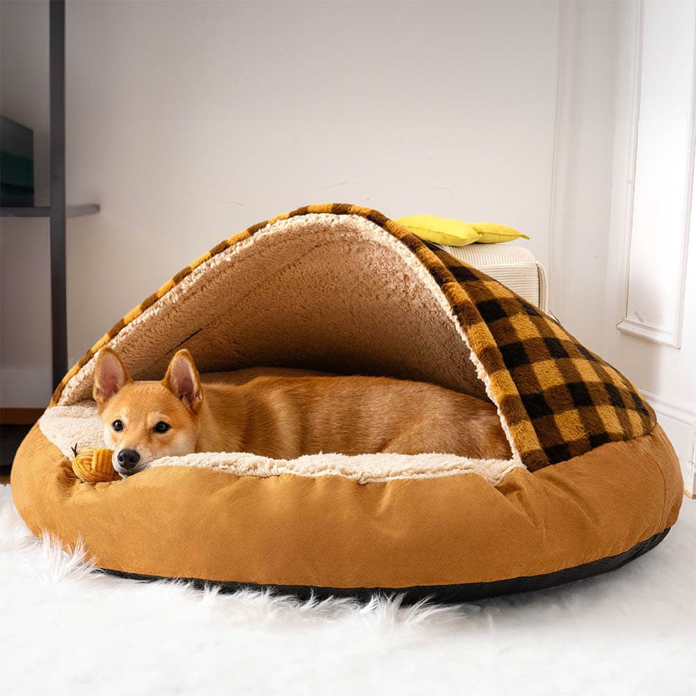 Plush Dog Nest Plush Bed