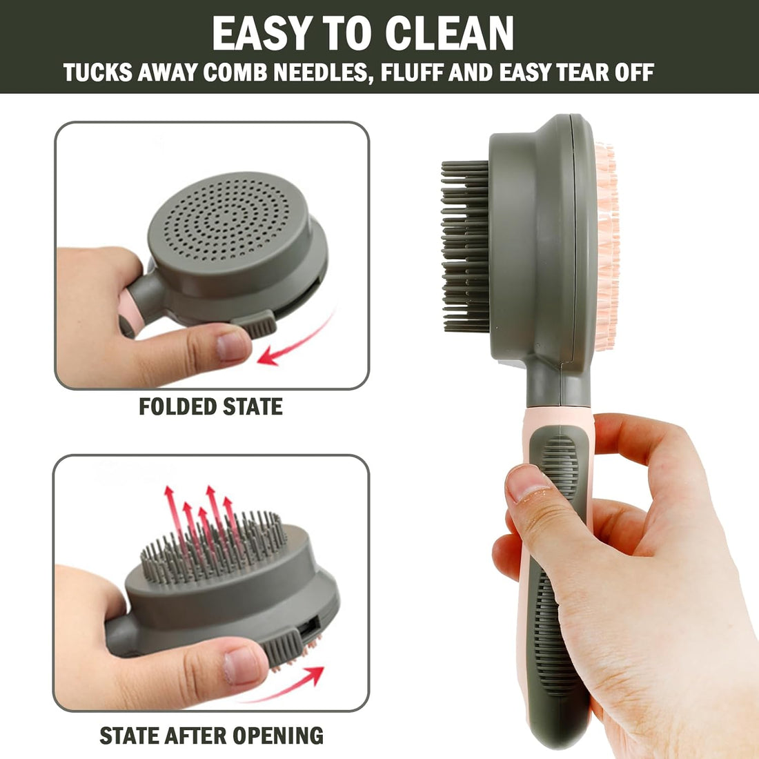 2 In 1 Double Side Brush Grooming Supplies